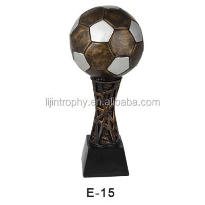 China Europe Hot Sale Soccer Decorative Resin Trophies for sale