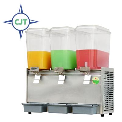 China Beverage Customized Available Stainless Steel Giftbox Body BPA Free Orange Juice Dispenser Hot Sale Three Tub for sale