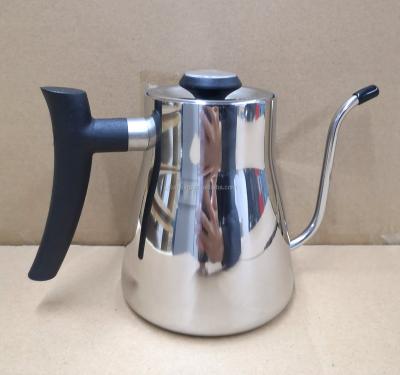 China Sustainable Hand Drip Stainless Steel Spill Over Coffee Kettle With Thermometer for sale