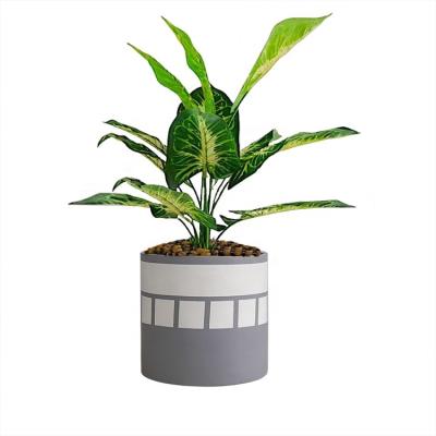 China Modern Nordic Style Flowerpot Garden Decoration Lightweight Concrete Plant Pots Garden Supplies for sale