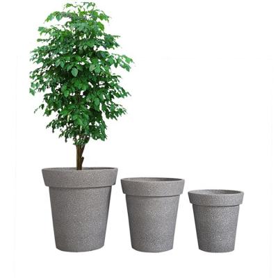 China Wholesale Traditional International Outdoor Planter Pots Large Magnesia Handwork Pot Pots For Garden Decoration for sale