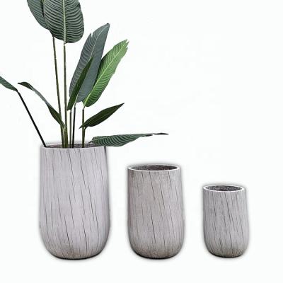 China Europe Top Selling Guaranteed Quality Round Simple Nordic Cement For Sale Garden Flower Plant Pots for sale