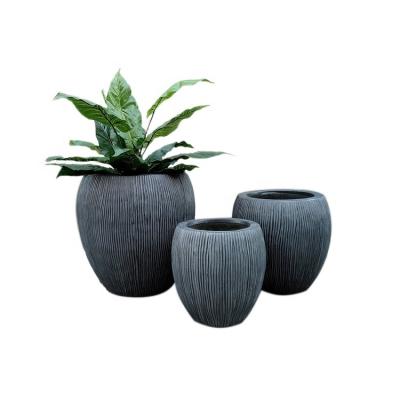 China Europe Promotional Good Quality Cement Orchid Artificia Chinese Bonsai Planter Gray Flower Pots For Plants Flower for sale