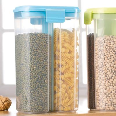 China 2.6L BPA Free Viable Plastic Kitchen Airtight Food Container For Cereal for sale