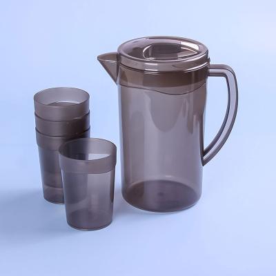 China KJH Viable Live Hot Selling 400ML OEM Water Jug Bpa Free Plastic Water Jug With 4 Cups for sale