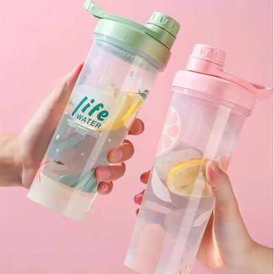 China Sustainable Wholesale Portable Summer Traveling Adult Sport Shake Water Bottle For School Kids for sale