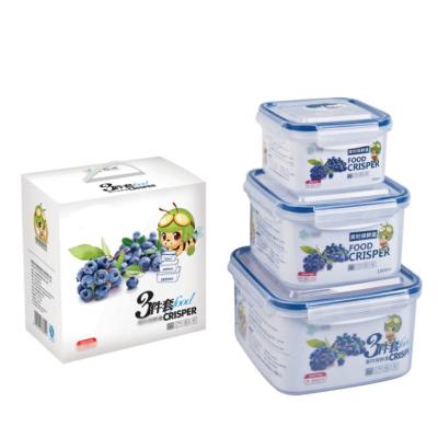 China Freshness Preservation KJH LIVE Kitchen Plastic Meal Pre Food Storage Container Set for sale