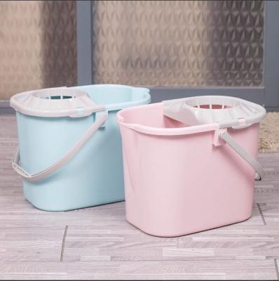 China Viable wholesale high quality household broom plastic bucket with wringer for sale