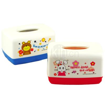 China KJH Container Tissue Box Plastic Living Promotional Plastic Box For Napkin Napkin Plastic Box for sale