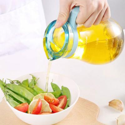 China KJH Newest Sustainable Living Food Grade 450ML Oil Glass Jar Can For Kitchen for sale