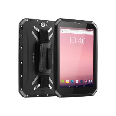 China UNIWA T80 Waterproof Scan Tablet With Hand Strap 8 Inch IP68 3G 32GB Mobile Phone 8500mAh Android Industrial Grade Tablet for sale