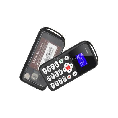 China Ultra Thin FM Radio 6mm Unlock AEKU M9 0.96 Inch Monochrome LCD Card Phone for sale