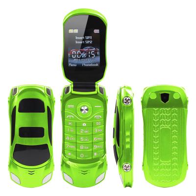 China MP3 playback NEWMIND F15 Flip Dual SIM Car Shaped Mobile Phone for sale