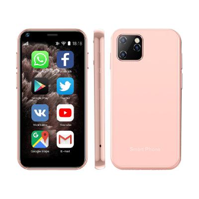 China Dual SIM Card Unlocked Quad Core Android 2.5Inch Mini Size Credit Card Mobile Phone for sale