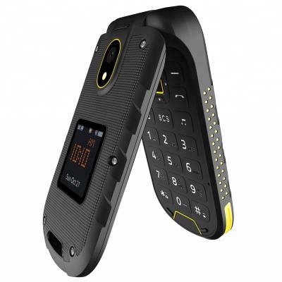 China Wholesale High Quality Waterproof Dual Function 3G Flip Phone Mobile Phone SOS Screen 3G RuggedIP68 for sale