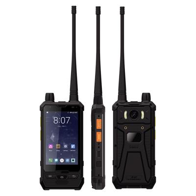 China 2021 New Rugged Dual SIM Card Smartphone Walkie Talkie 4 Inch Waterproof IP67 4W UHF/VHF DMR Radio for sale