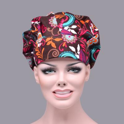 China Eco - Friendly Best Selling Nurse Hats With Printing Pattern for sale