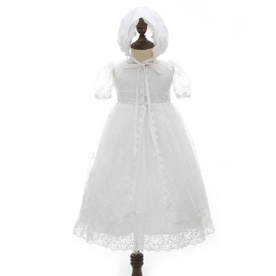 China DMFGD Latest Breathable Lace Kids Dress Pattern Satin Dress Design Baby Fashion Dress 9903 for sale