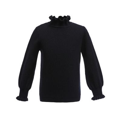 China Sweater Girl Sweater Kids Ribbed Toddler Jumper Girls Black Sweaters Kids Autumn Knitted Tops Boy Children Sweater Winter for sale