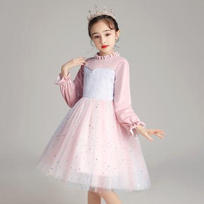 China Long Sleeve Bridesmaid Dresses Birthday Ball Gown Regular Ball Gown Bridesmaid Dresses 6 Years Girl Party Wear for sale