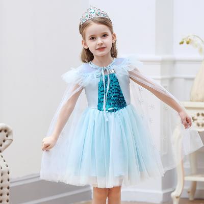 China DMFGD Regular Flower Girl Dresses Communion Dresses For Kids 6 Year Old Girl Blue Shorts Ball Gown Party Wear Girl Dresses for sale