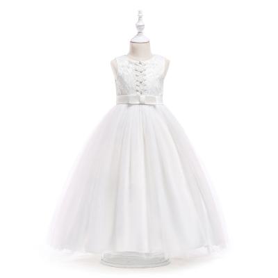 China DMFGD Regular Bridesmaid Dresses Wedding Kids Lace Up Ball Gowns First Communion Formal Dress For Girl 3-10 Year for sale