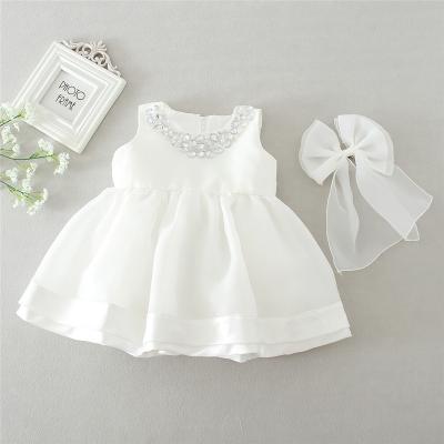 China DMFGD Breathable Christening Gown Christening Girl First Birthday Outfits Girl For Kid Baby Party Wear Wedding for sale