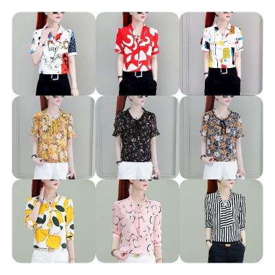 China Anti-Shrink Adorable Tops for Women  Off Shoulder Ladies Crop Top Shirt Clothing Casual Summer Chiffon Blouse Customize Tassel OEM Sea for sale