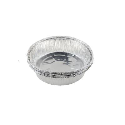 China Hot Selling Disposable Silver Folding Edge Food Storage Aluminum Baking Containers for sale