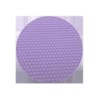 China Cheap Sustainable Made in China Eco-friendly Non-slip Insulation Pads Mat Round Silicone Padding Set Heat Resistant for sale