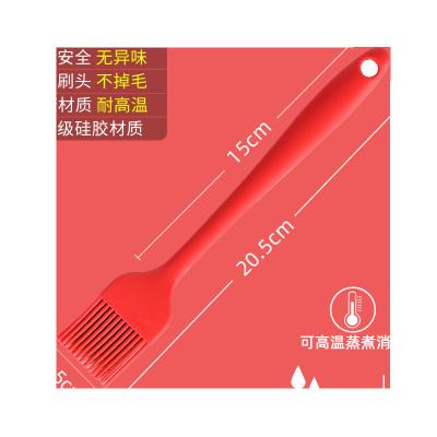 China New Good Quality Sustainable Cost Effective Kitchen Pastry Silicone Oil Heat Resistant Basting Brush for sale