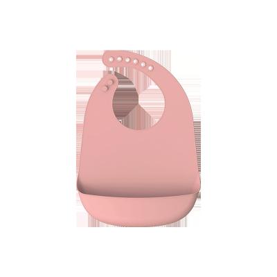 China Factory Washable OEM Custom Eco-Friendly Feeding Bibs Wholesale Waterproof Baby Bib Silicone Saliva Pouch for sale