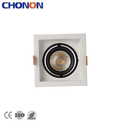 China Modern Recessed Commercial Spotlight PC Cover LED COB Ceiling Downlight Spot Light For Retail for sale