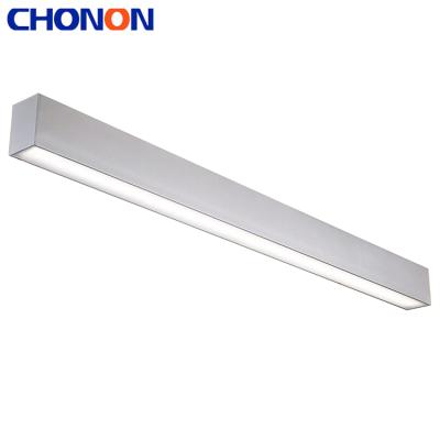 China Hot Selling Modern Modern Office Desk Lights Home Decor Hanging LED Linear Light for sale