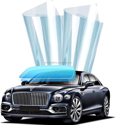 China business UV window film/luxury black auto nano ceramic solar explosive proof 99% car window tint film vlt 5% windshield safety film for car for sale