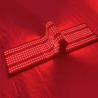 China Soft Body Blood Vessel Removal Full Specialized Led Therapy Pad 660nm 850nm Power Bank Support Pulse Red Light Therapy Pad for sale