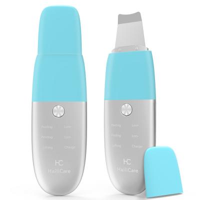 China Acne Treatment Vibration Peel Ultrasonic Facial Cleansing Instrument Exfoliating Acne Blackhead Beauty Instrument for sale