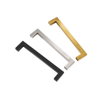 China Hoone Modern Luxury Kitchen Hardware Cabinet Pulls Modern Gold Drawer Knobs Door Handle Furniture Handles for sale