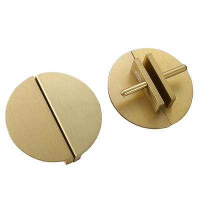 China Hoone Modern High Quality Kitchen Wardrobe Drawer Cabinet Handles Black Gold Door Knobs Furniture Handles for sale