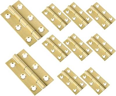 China HOONE Modern High Quality Cigar Box Hinges Gold Soft Narrow Cabinet Door Hinges Brass Furniture Accessories mentese for sale