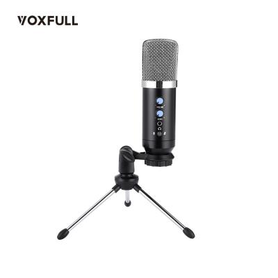 China Professional USB Microphone Usb Broadcast Condenser Microphone With Microphone Stand for sale