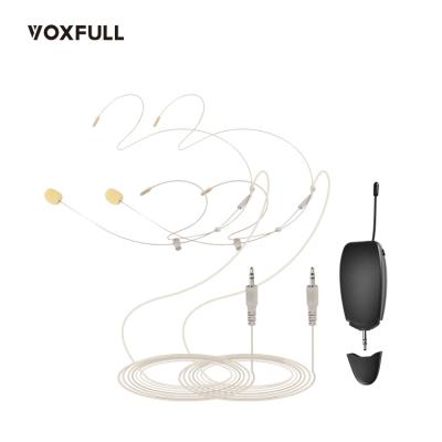 China Long Range Voxfull High Sensitivity Headset Microphone Lightweight Wireless Headset Microphone Headset Conference Microphone for sale