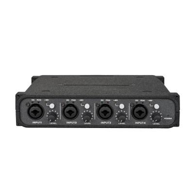 China Noise Canceling Voxfull Sound Card Professional Studio Hot Selling Audio Interface For Recording for sale