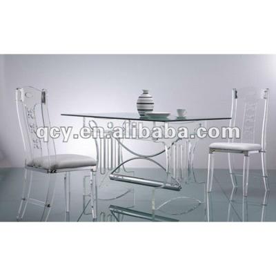 China Clear Acrylic Coffee Table Dining Room Furniture for sale