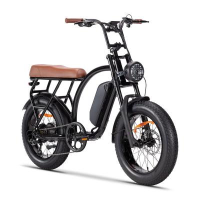 China Aluminum Alloy Electric Ebike Rear Motor-Drive 48V 750W Vintage Electric Bike for sale