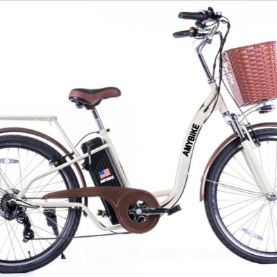 China Rear Steel Motor-Drive 36V 350W Electric Electric City Ebike BIKE for sale