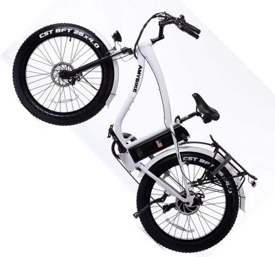 China Aluminum Alloy Electric Ebike Rear Motor-Drive 48V 750W Fat Tire Electric City BIKE 26*4.0 Bike for sale