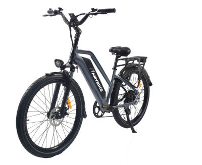 China Aluminum Alloy Ebike Rear Motor-Drive 48V 500W City BIKE 26*2.35 Tire Electric Bike Amybike Amy Electricbike for sale