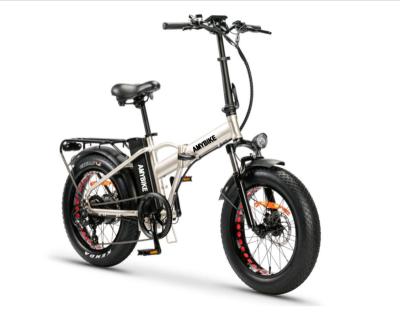 China Aluminum Alloy Electric Ebike Rear Motor-Drive 48V 500W Electric Folding BIKE for sale