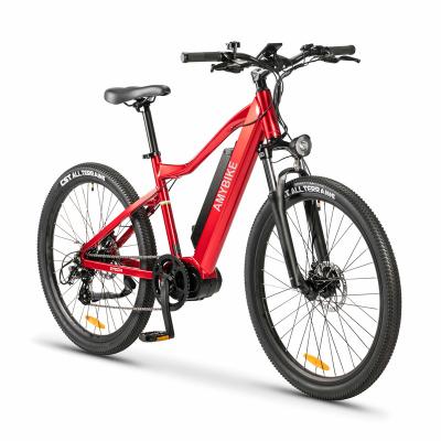 China Aluminum Alloy Ebike Mid Motor-Drive 36V 250W Electric Mountain Bike for sale